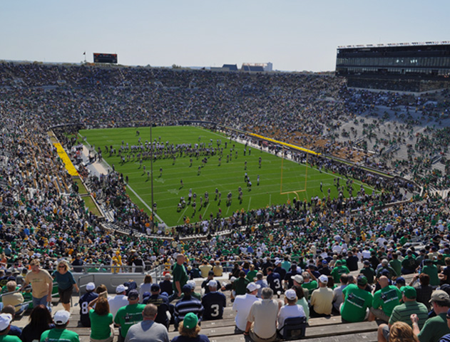 Notre Dame Game Packages