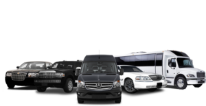 limo fleet with ban suv sedan limo and bus
